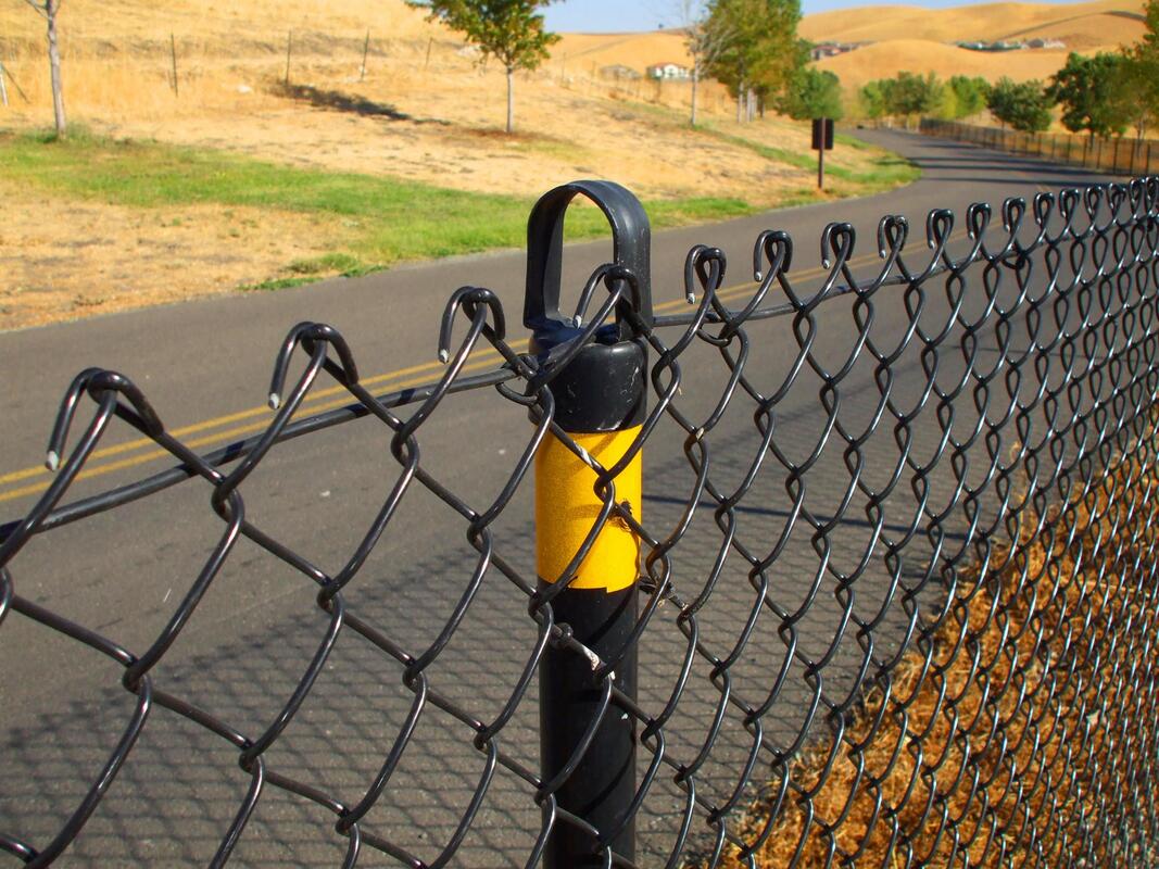 chain link fences of the house